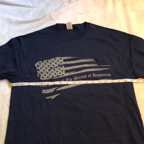 Unisex Navy Fruit of the Loom Pro-God Pro-Gun Pro-Life Short Sleeve Tee, NWOT - Picture 15 of 16